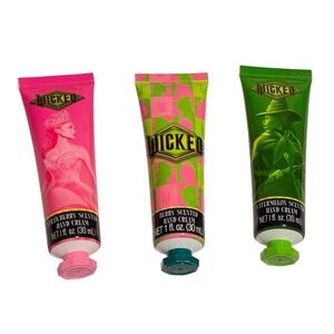 Wicked Hand Cream Set 3pk 1oz Strawberry Berry Watermelon New Broadway Movie